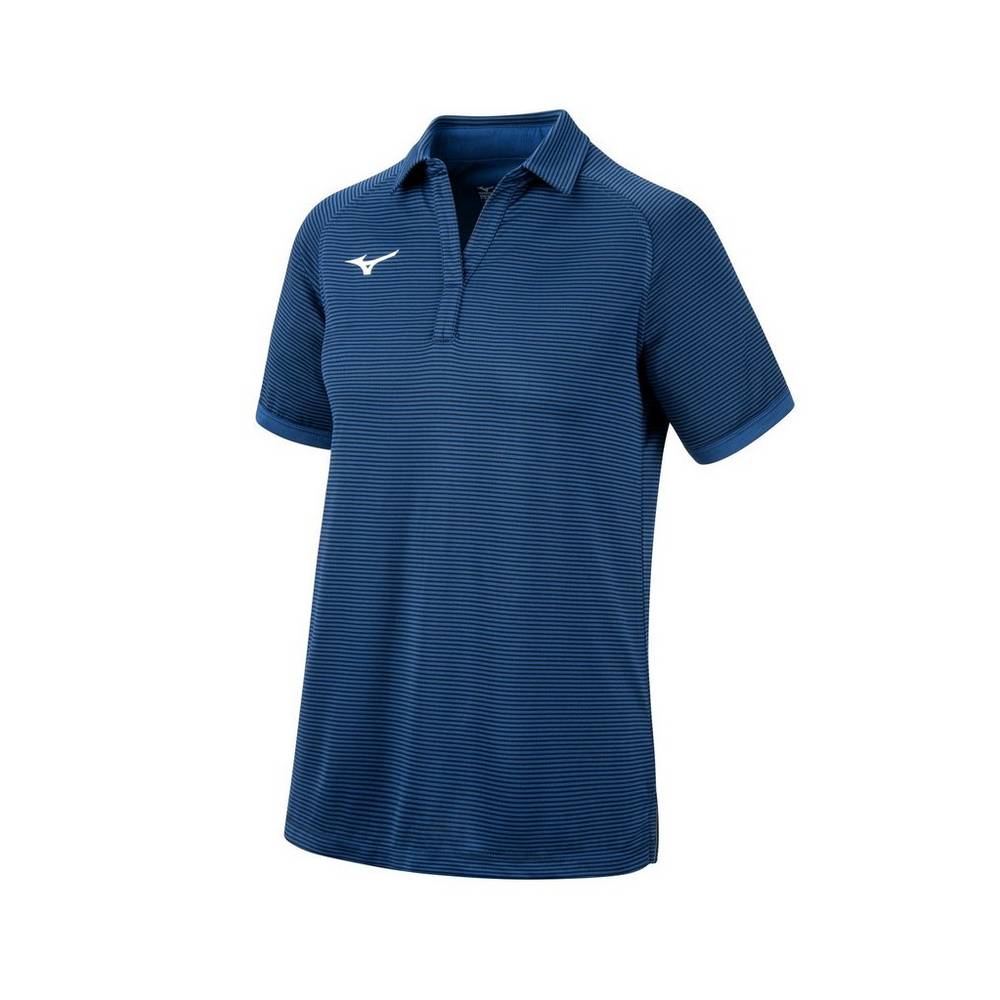 Mizuno Scout - Bayan Polo Tişört - Lacivert Türkiye (UDFZPV-894)